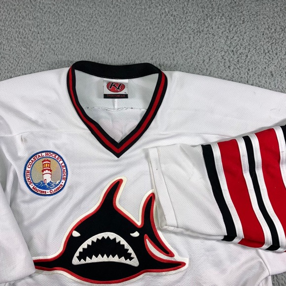 Vtg Hockey Jersey Men XL South Coastal League Gorpcore Sporty Street Oversize - Picture 11 of 13